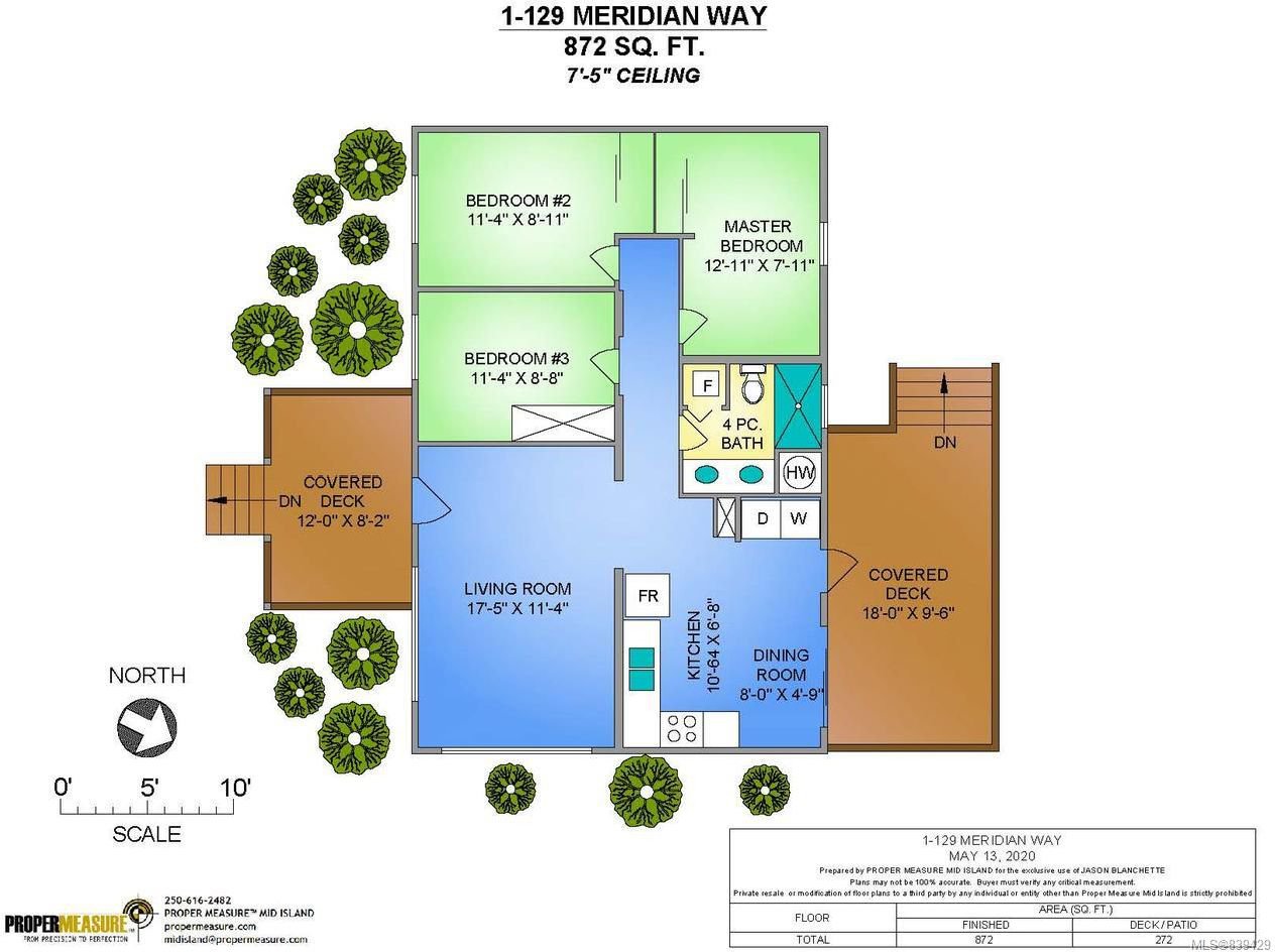 Main Photo: 1 129 Meridian Way in PARKSVILLE: PQ Parksville Manufactured Home for sale (Parksville/Qualicum) : MLS®# 839429