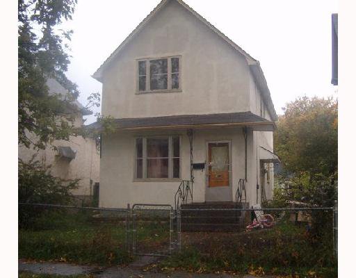 Main Photo: 298 ATLANTIC Avenue in WINNIPEG: North End Single Family Detached for sale (North West Winnipeg) : MLS®# 2716624