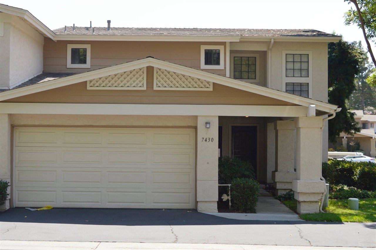 Main Photo: SAN CARLOS Townhome for sale : 3 bedrooms : 7430 Rainswept Ln in San Diego