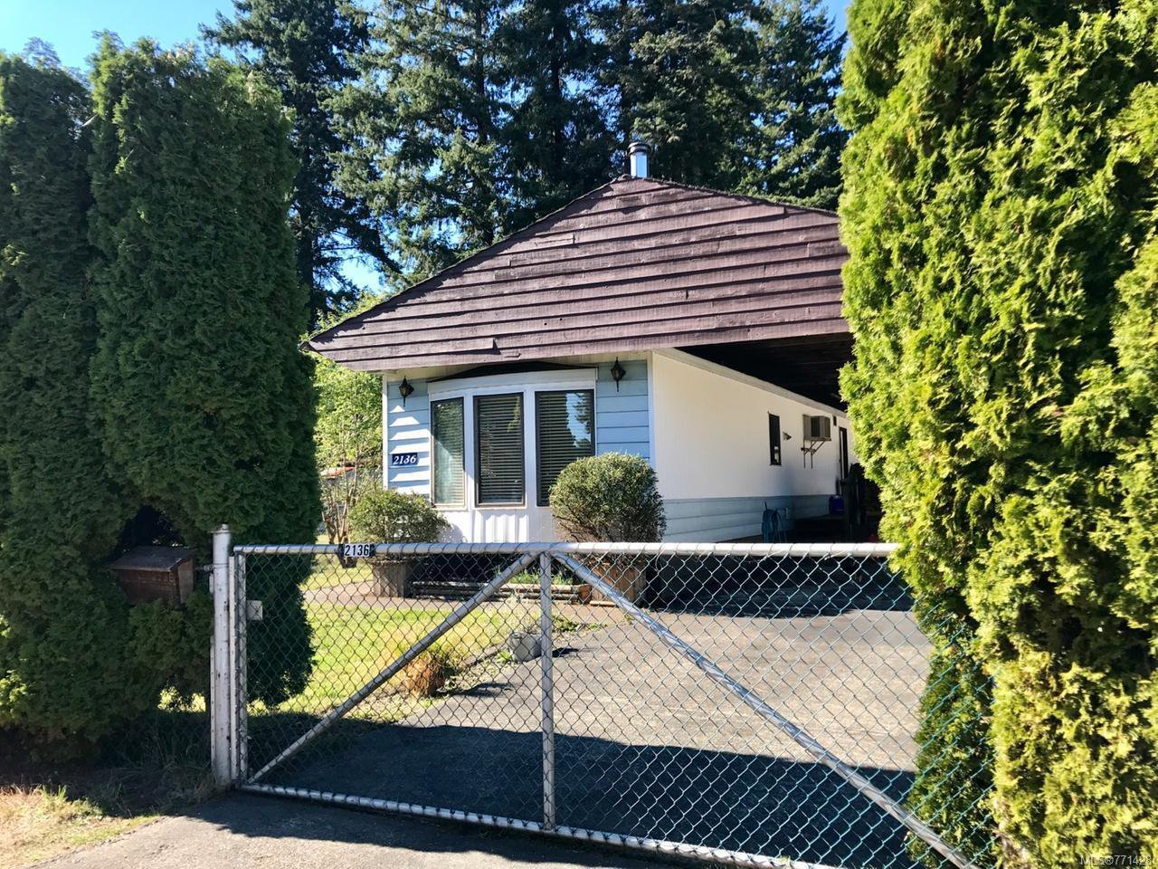 Main Photo: 2136 EBERT ROAD in CAMPBELL RIVER: CR Campbell River North Manufactured Home for sale (Campbell River) : MLS®# 771428
