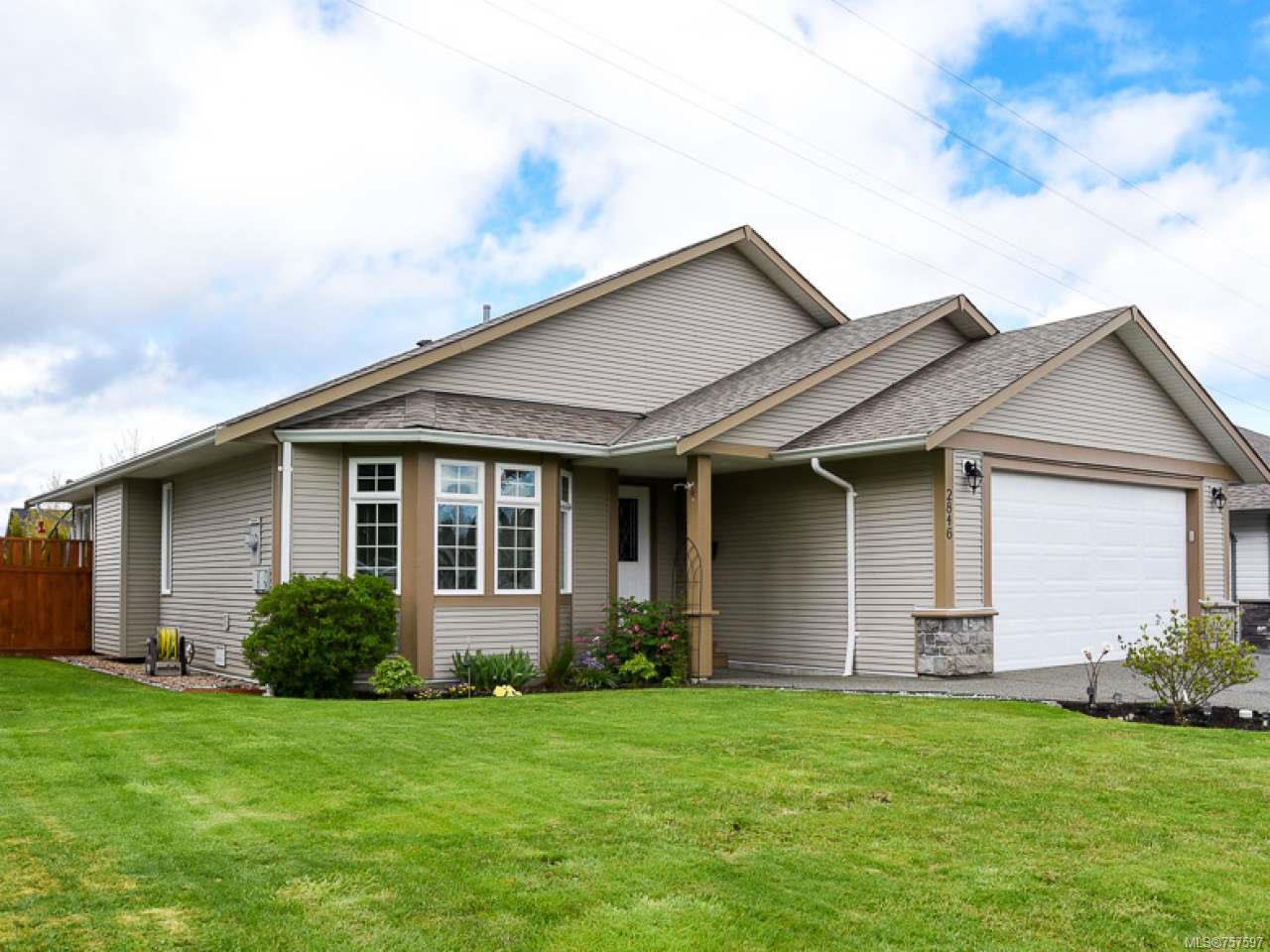 Main Photo: 2846 BRYDEN PLACE in COURTENAY: CV Courtenay East House for sale (Comox Valley) : MLS®# 757597