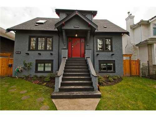 Main Photo: 844 22ND Ave E in Vancouver East: Fraser VE Home for sale () : MLS®# V995269