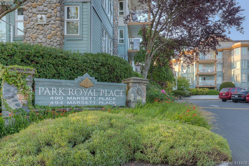 Main Photo: 309 490 Marsett Place in VICTORIA: SW Royal Oak Condo Apartment for sale (Saanich West) : MLS®# 414478
