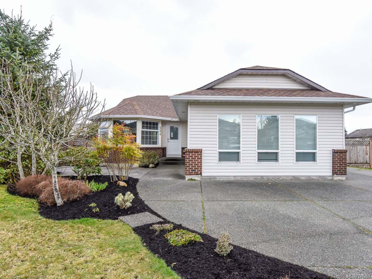 Main Photo: 534 King Rd in COMOX: CV Comox (Town of) House for sale (Comox Valley) : MLS®# 778209