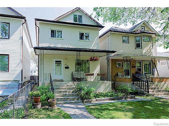 Main Photo: 713 College Avenue in Winnipeg: North End Residential for sale (North West Winnipeg) : MLS®# 1607946