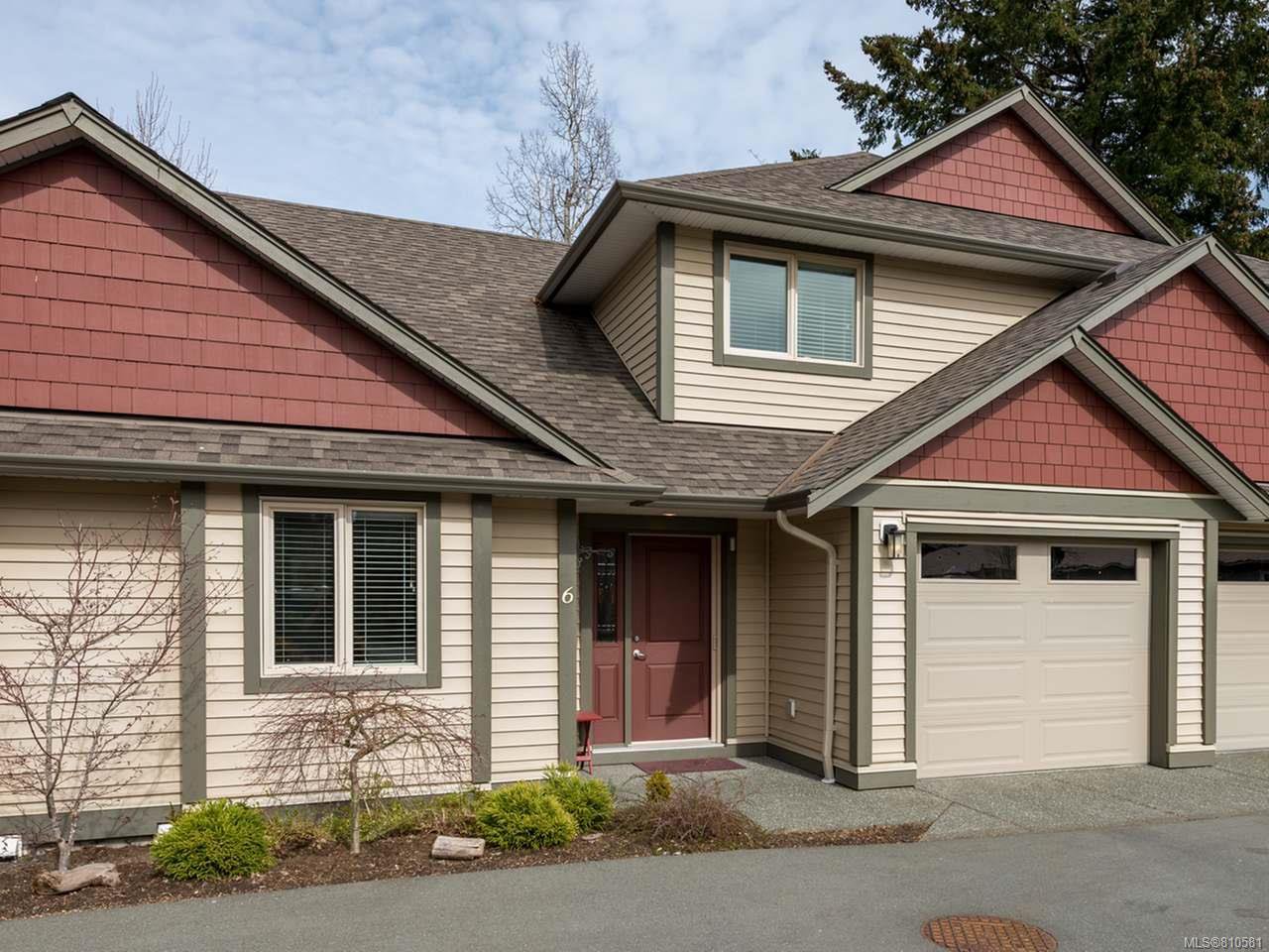 Main Photo: 6 1620 Piercy Ave in COURTENAY: CV Courtenay City Row/Townhouse for sale (Comox Valley) : MLS®# 810581