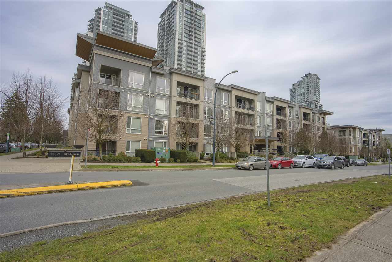 Main Photo: 413 13321 102A AVENUE in Surrey: Whalley Condo for sale (North Surrey) : MLS®# R2445084