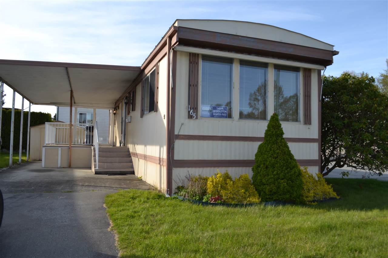Main Photo: 165 1840 160 STREET in Surrey: King George Corridor Manufactured Home for sale (South Surrey White Rock) : MLS®# R2158466