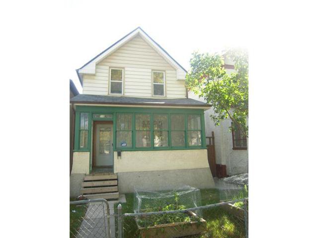Main Photo: 519 Toronto Street in WINNIPEG: West End / Wolseley Residential for sale (West Winnipeg) : MLS®# 1219749