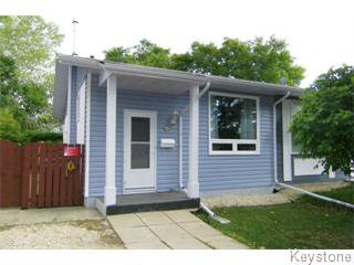 Main Photo: 39 Gowler Road in Winnipeg: Westwood / Crestview Single Family Attached for sale (West Winnipeg) : MLS®# 1119211