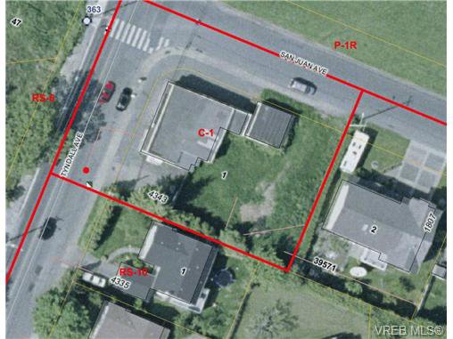 Main Photo: 4343 Tyndall Ave in VICTORIA: SE Gordon Head Unimproved Land for sale (Saanich East) : MLS®# 515129