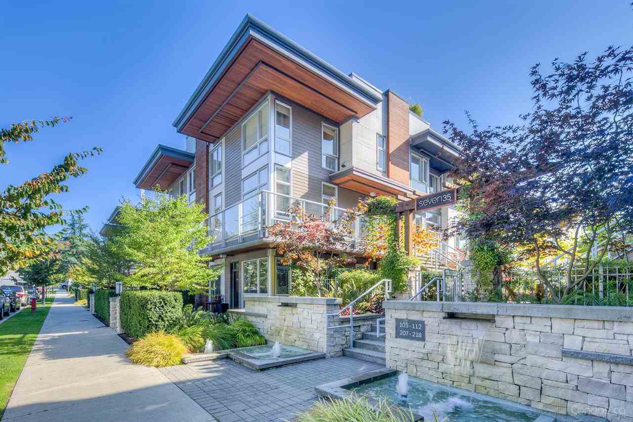 Main Photo: 215 735 West 15th Street in North Vancouver: Mosquito Creek Townhouse : MLS®# R2387259