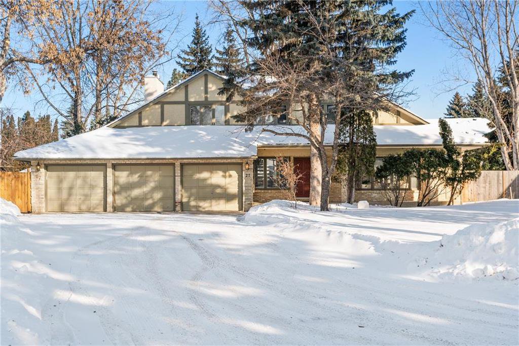 Main Photo: 27 Driscoll Crescent in Winnipeg: Tuxedo Residential for sale (1E) : MLS®# 202003799