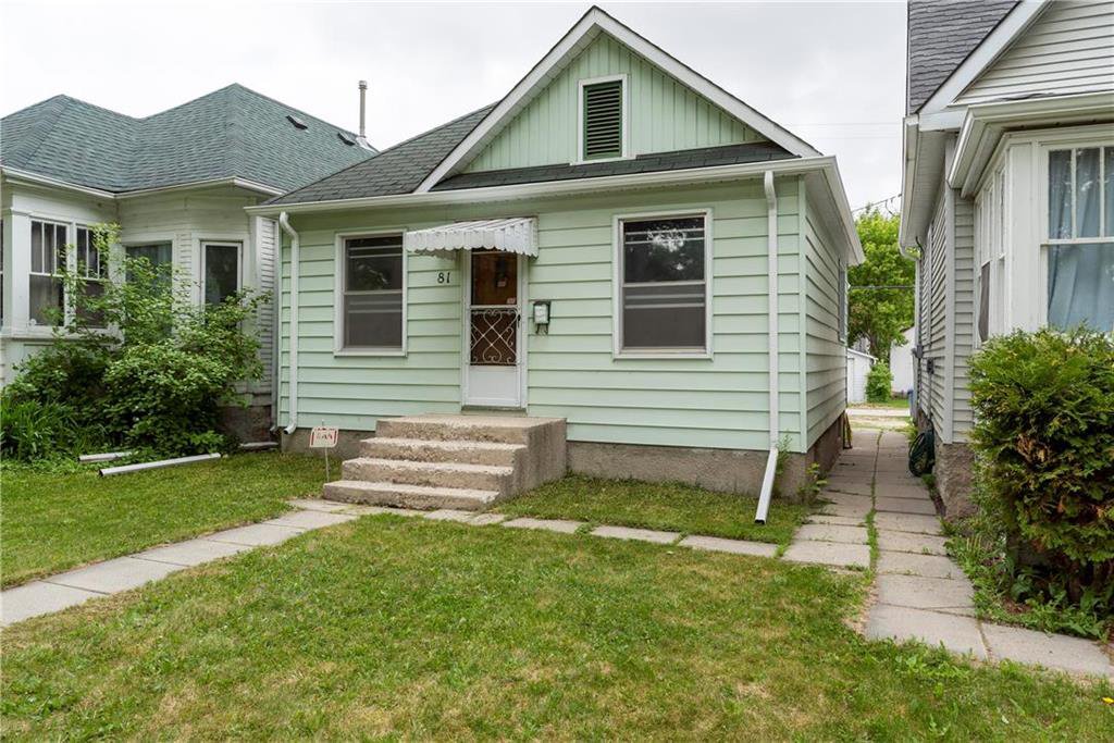 Main Photo: 81 Morley Avenue in Winnipeg: Riverview Residential for sale (1A) : MLS®# 202012732
