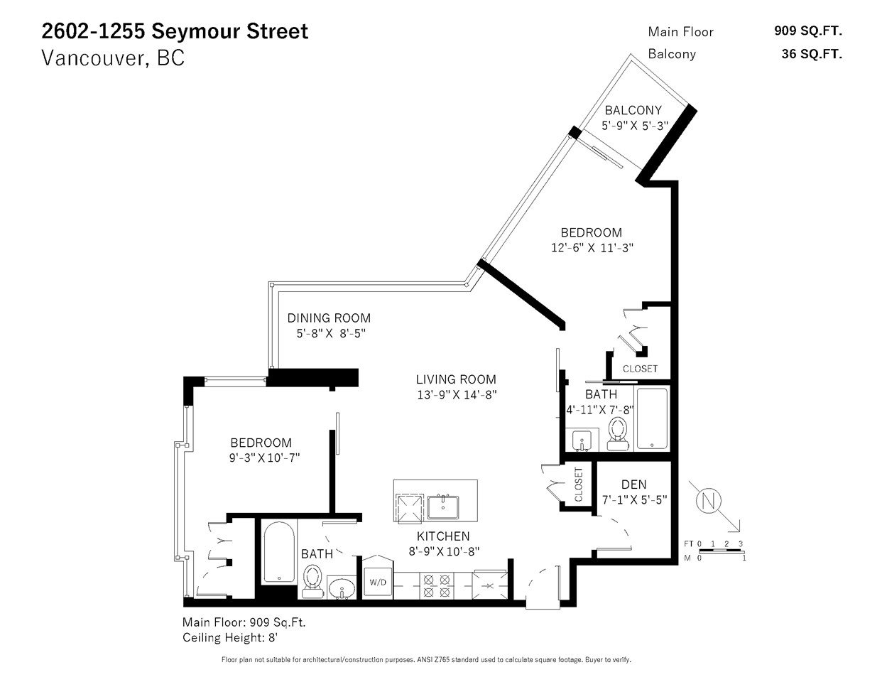 2602 1255 Seymour Street In Vancouver Downtown Vw Condo For Sale In Elan Vancouver West Mls R2488822