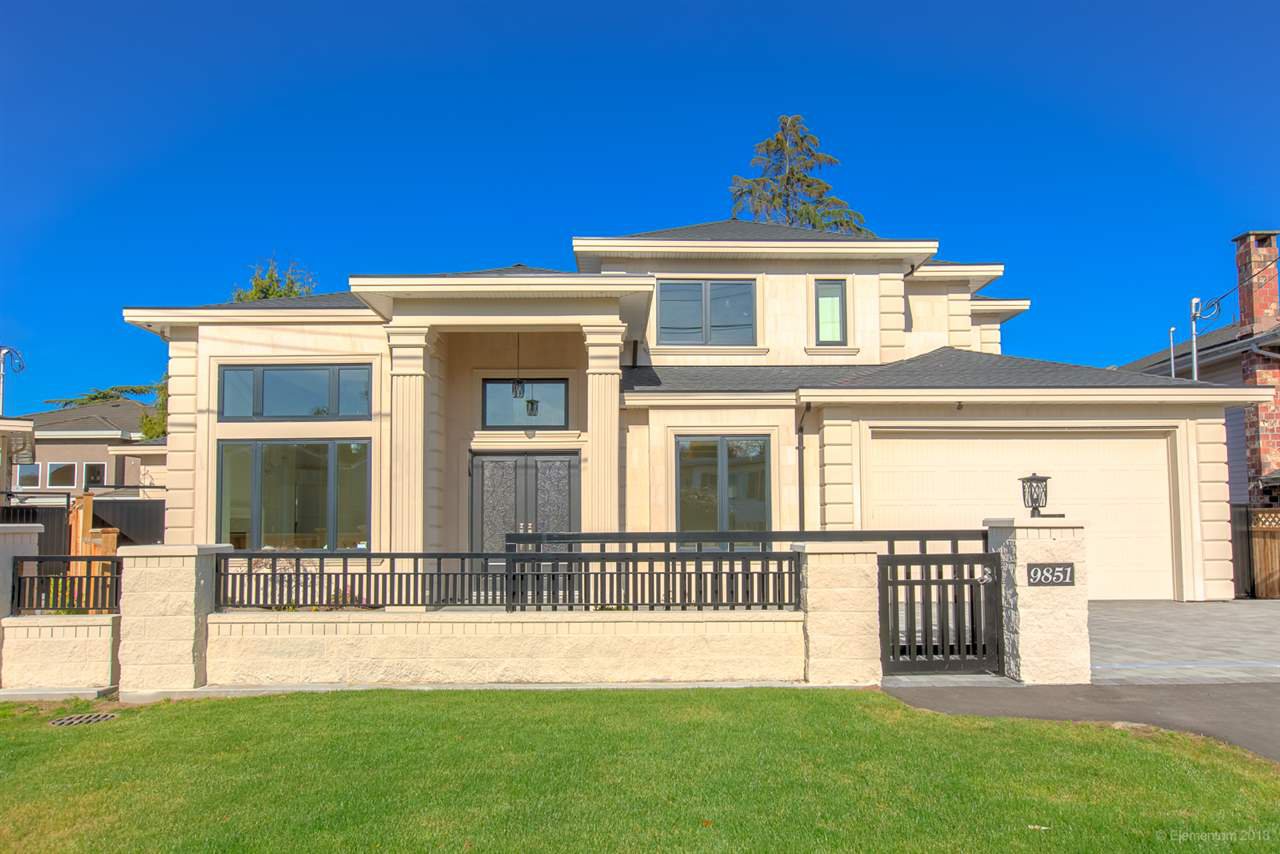 Main Photo: 9851 SOUTHGATE PLACE in Richmond: South Arm House for sale : MLS®# R2416580