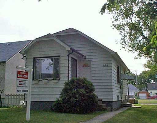 Main Photo: 758 CLIFTON Street in WINNIPEG: West End / Wolseley Single Family Detached for sale (West Winnipeg) : MLS®# 2609829