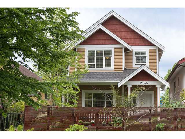 Main Photo: 2135 East 3rd Ave in Vancouver: Grandview VE House 1/2 Duplex for sale (Vancouver East) : MLS®# v1008419