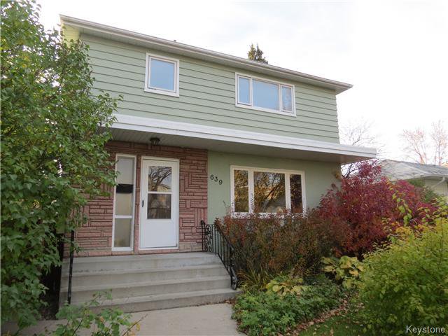 Main Photo: 639 Beaverbrook Street in WINNIPEG: River Heights / Tuxedo / Linden Woods Residential for sale (South Winnipeg) : MLS®# 1425626
