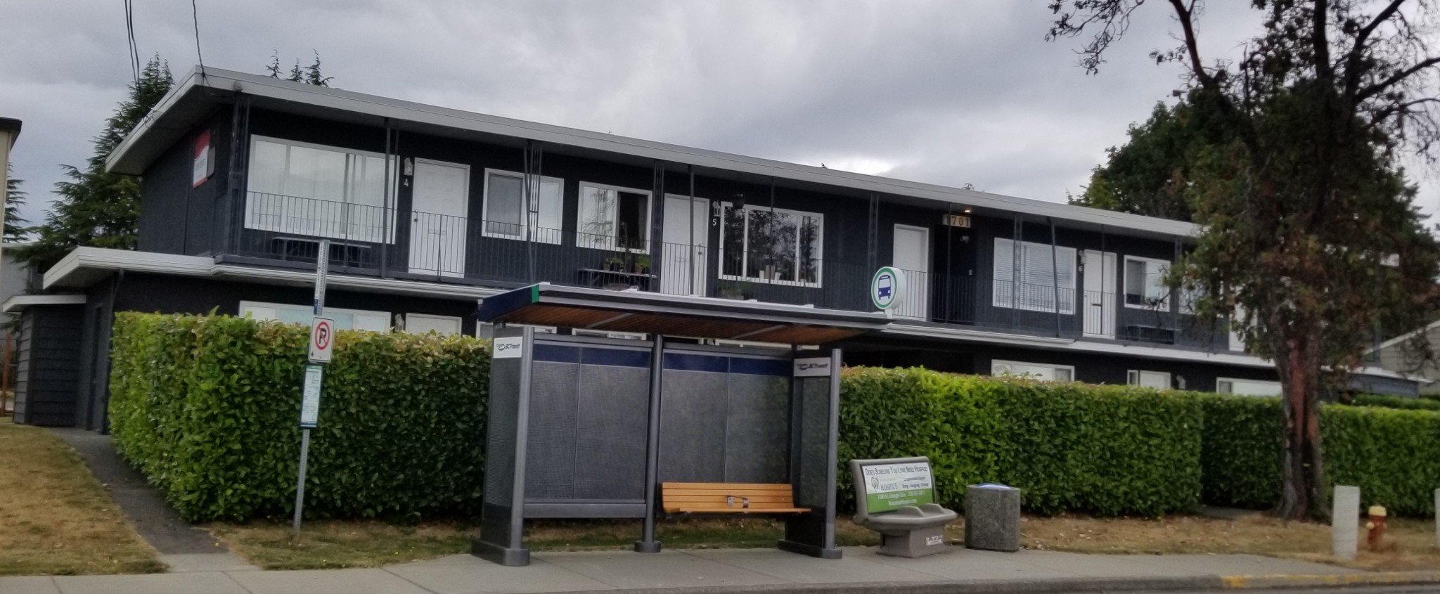 Exterior Front - Directly across from Nanaimo Regional Hospital
