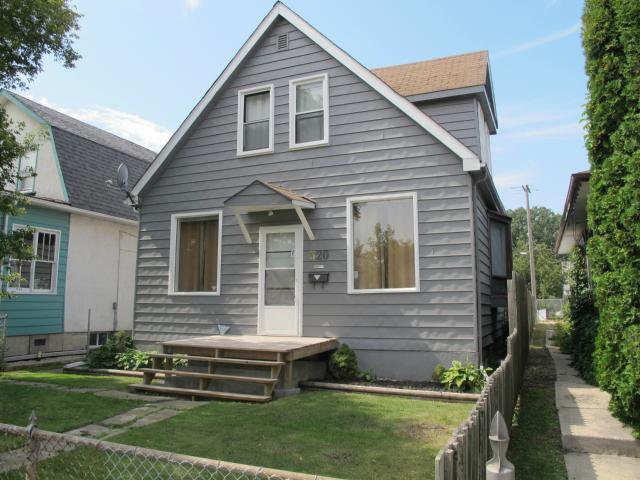 Main Photo: 320 Berry Street in WINNIPEG: St James Residential for sale (West Winnipeg) : MLS®# 1217699