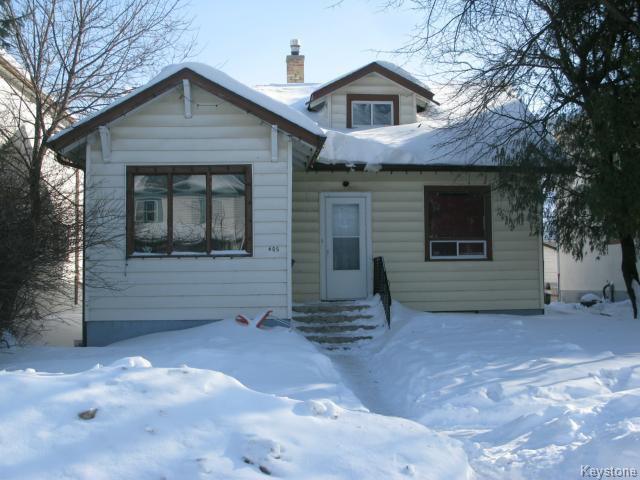 Main Photo: 405 Andrews Street in WINNIPEG: North End Single Family Detached for sale (North West Winnipeg) : MLS®# 1402985