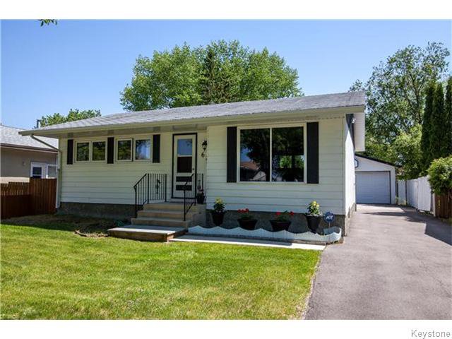 Main Photo: 67 Capulet Crescent in Winnipeg: Crestview Residential for sale (St. James) : MLS®# 1614212
