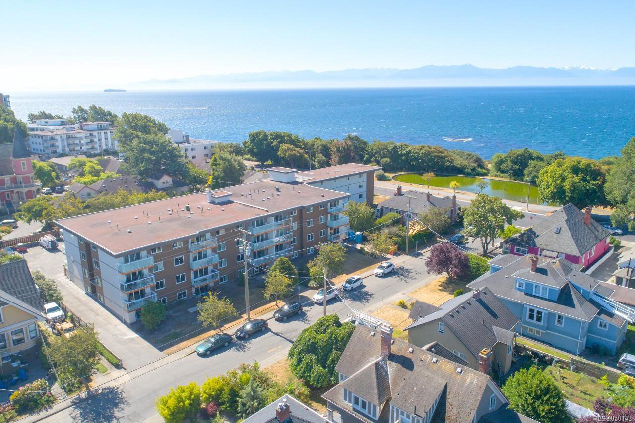 Located at the corner of Government and Dallas Road, bordering park and oceanfront.