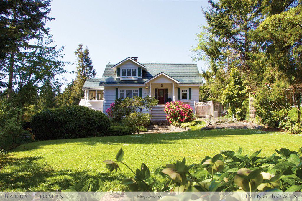 1518 Whitesails Drive in Bowen Island Tunstall Bay House for sale